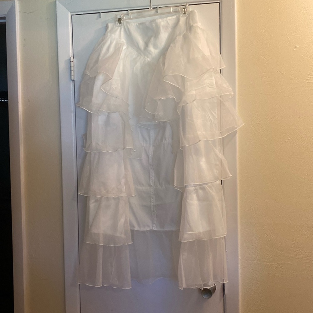 ONCE UPON A DREAM RUFFLE MAXI SKIRT.